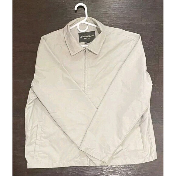 Vintage Style Eddie Bauer Men’s Large Ivory Coat/Jacket - Picture 7 of 7